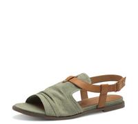 Tamaris Women's Damen 1-28146-44 Flat Sandal, Sage, 7.5 UK