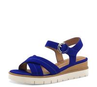 Tamaris Women's Damen 1-28202-42 Wedge Sandal, Royal Blue, 6.5 UK