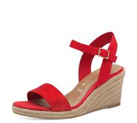 Tamaris Women's Damen 1-28300-42 Wedge Sandal, red, 4 UK
