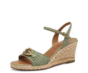 Tamaris Women's Damen 1-28339-44 Wedge Sandal, Green Sage, 6 UK
