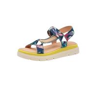 Tamaris Women's Damen 1-28703-44 Wedge Sandal, Blue Comb, 6 UK