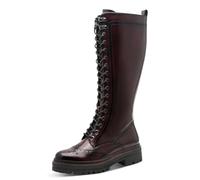 Tamaris Women's Damen Long Boot Flat 1-25630-45 Knee High, Bordeaux, 6 UK
