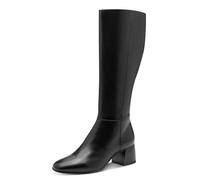 Tamaris Women's Damen Long Boot Heel 1-25624-45 Knee High, Black (Black Leather), 4 UK