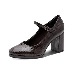 Tamaris Women's Damen Pump with Strap 1-22462-45Pump | 1-22462-45 - Clasp, Touch-It footbed, block heel 9 cm, anti-slide & anti-shokk function