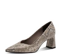 Tamaris Women's Damen Pumps 1-22453-45, Beige Snake, 7.5 UK