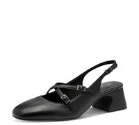 Tamaris Women's Damen Sling 1-29662-45 Pump, Black (Black Leather), 7.5 UK