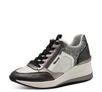 Tamaris Women's Damen Sneaker Low 1-23703-41, Dark Grey Comb, 4 UK