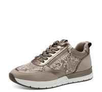 Tamaris Women's Damen Sneaker Low 1-23732-41, Taupe Snake, 4 UK