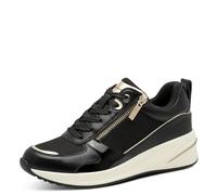 Tamaris Women's Damen Sneaker Low 1-23754-45, Black Gold, 5 UK