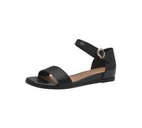 Tamaris Women's Donna 1-28110-42 Flat Sandal, Black, 3.5 UK