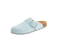 Tamaris Women's footbed mule leather flat blue 5 UK