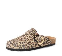 Tamaris Women's footbed mule leather flat brown 5 UK