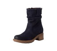 Tamaris Women's Leather Block Heel Ankle Boots, navy, 39 EU