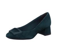 Tamaris Women' 1-22302-41 Pump, Green Suede, 5 UK
