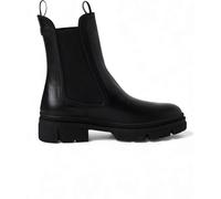 Tamaris Women Chelsea Boots, Ladies Ankle Boots,TOUCHit-Footbed,Low Boots,Half Boots,Bootie,Slip Boot,high,Black Leather,38 EU