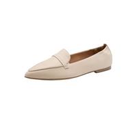 Tamaris Women's loafer flat leather beige 4 UK