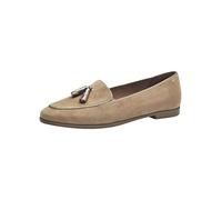 Tamaris Women's loafer flat leather beige 5 UK