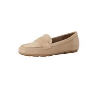 Tamaris Women's loafer flat leather beige 7.5 UK