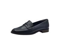 Tamaris Women's loafer flat leather blue 4 UK