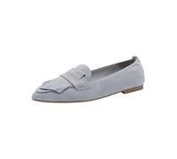 Tamaris Women's loafer flat leather blue 4 UK