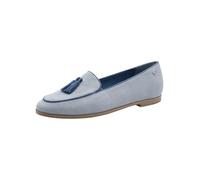 Tamaris Women's loafer flat leather blue 7.5 UK