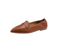 Tamaris Women's loafer flat leather brown 8 UK