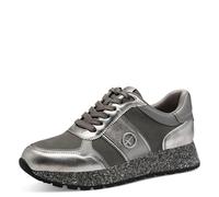 Tamaris Women's Low 1-23727-42 Trainers, Silver Glam, 7.5 UK