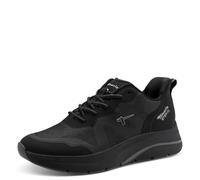 Tamaris Women's Low 1-23786-45 Trainers, Plain Black, 7.5 UK