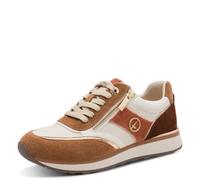 Tamaris Women's Low Flat Trainers, Brown (Cognac Comb), 39