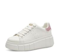 Tamaris Women's Low-Top Trainers, Women's Low Shoes, Cream Nappa, 6 UK