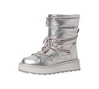 Tamaris Women's Moonboot Flat, silver, 3.5 UK