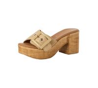 Tamaris Women's mule with block heel beige 7.5 UK