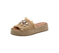 Tamaris Women's mule with wedge heel beige 4 UK