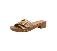 Tamaris Women's mule with wedge heel brown 4 UK