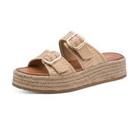 Tamaris Women's mule with wedge heel metallic 5.5 UK