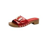 Tamaris Women's mule with wedge heel red 5.5 UK