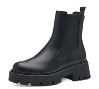 Tamaris Women Platform Ankle Boots, Ladies Ankle Boots,TOUCHit-Footbed,Low Boots,Boot,Half Boots,Platform Boot,Flat,Black UNI,40 EU