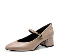 Tamaris Women's Pump with Strap 1-22312-43 Pumps, Taupe, 38 EU, Taupe, 6 UK