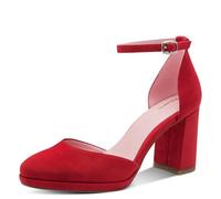 Tamaris Women's pumps with block heel red 5.5 UK