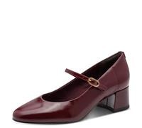 Tamaris Women's Pumps with Block Heel, Red (Merlot), 38