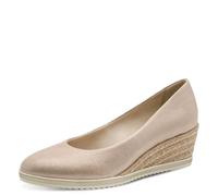 Tamaris Women's pumps with wedge heel metallic 6.5 UK