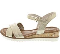 Tamaris Women's Sandal, Light Gold, 6 UK