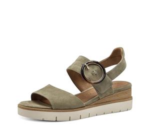 Tamaris Women's sandals, women's sandals, Green Sage Plain, 5 UK