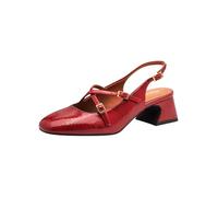 Tamaris Women's Sling 1-29661-45 Court Shoes, red, 6.5 UK