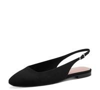Tamaris Women's slingback pump flat black 5 UK
