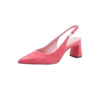 Tamaris Women's slingback pump with block heel Leather pink 4 UK
