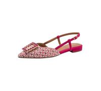 Tamaris Women's slingback pump with block heel pink 6.5 UK