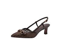 Tamaris Women's slingback pump with stiletto heel brown 5 UK