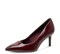 Tamaris Women's Stiletto Heel Court Shoes, Red (Merlot Patent), 39