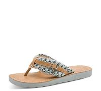 Tamaris Women's toe-post mule flat blue 6.5 UK